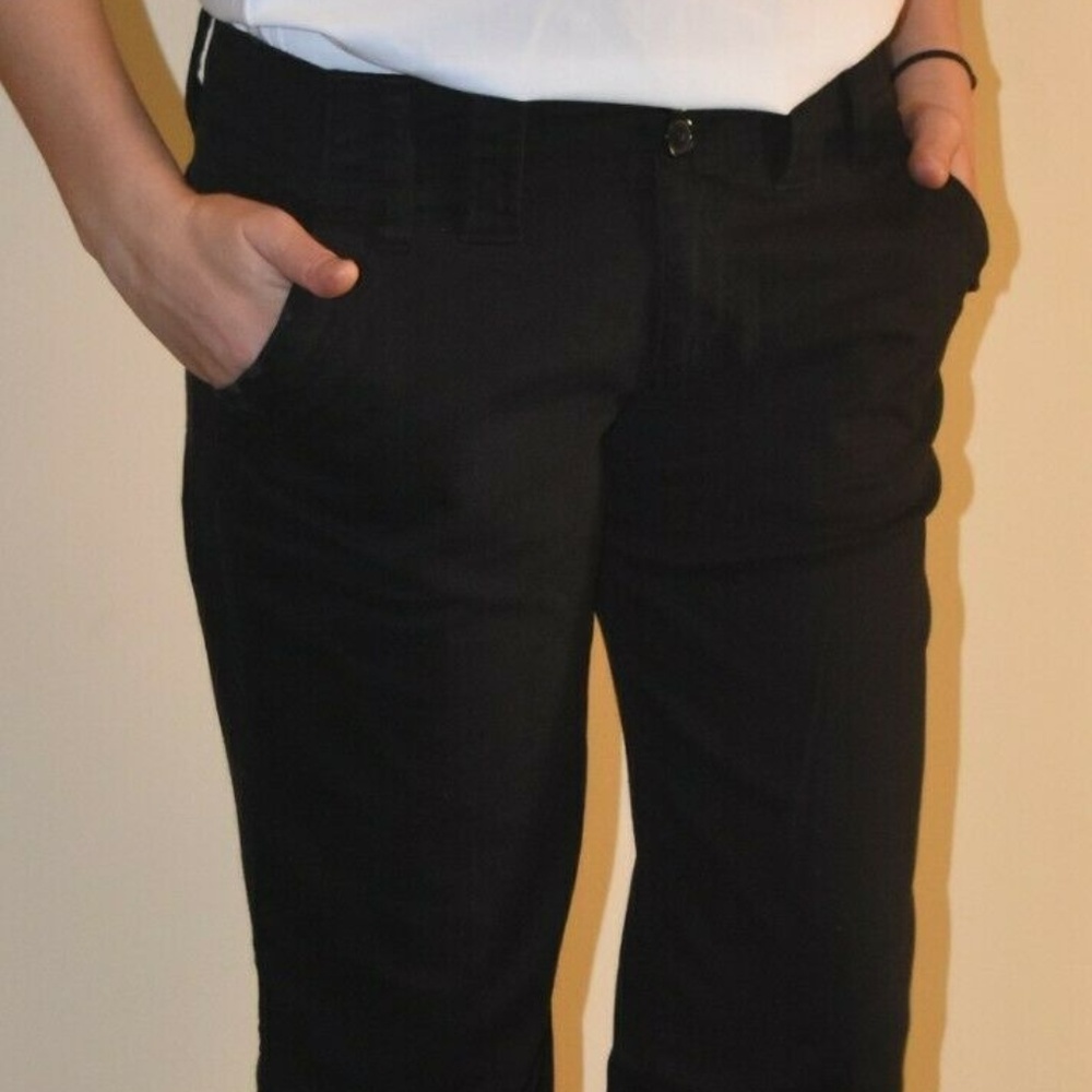 Sanctuary Flare Black Pants Size 29 100% Cotton